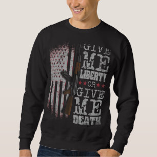 Moletom A Águia Americana Dá-Me Liberdade Ou Dá-Me A Morte