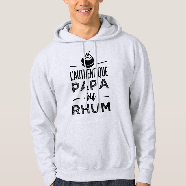 Moletom A autêntica papá ao rum (Frente)