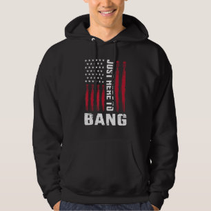 Moletom A Bandeira Americana Só Está Aqui Para Bang