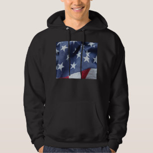 Moletom A bandeira americana stars o hoodie dos homens
