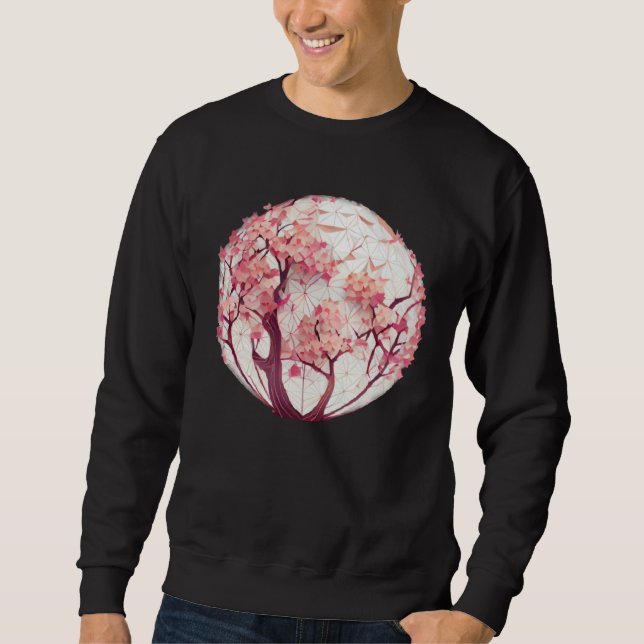 Moletom A Blossoming Fashion Statement Cherry Blossom Sphe (Frente)