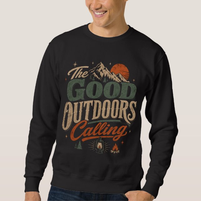 Moletom A boa camisola de malha Outdoor Calling  (Frente)