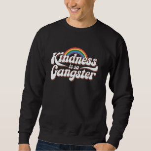 Moletom A Bondade É Tão Gangster Rainbow Graphic