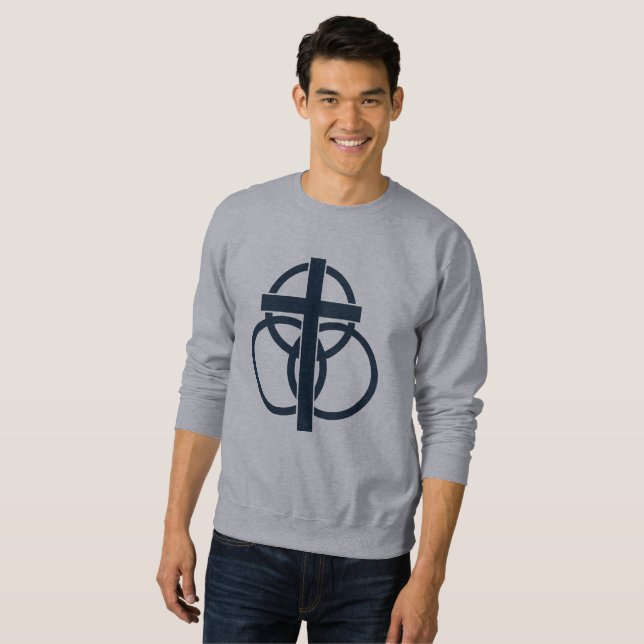 Moletom A camisola dos homens: Logotipo moderno (Frente Completa)