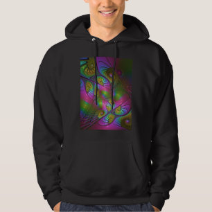 Moletom A Colorida Arte Abstrata Fractal Trippy Luminosa