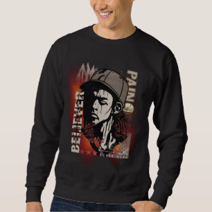 Moletom A Dor Faz Crente Motivacional Grunge Gráfico