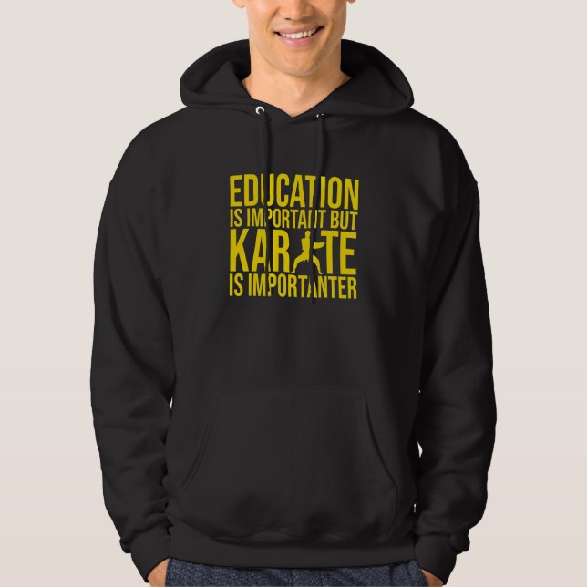 Moletom A Educação É Importante Mas Karate É Mais Importan (Frente)