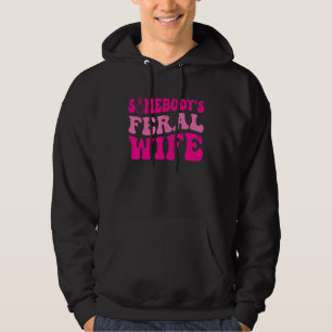 Moletom A Esposa Feral de Alguém Vida Retro Groovy de Espo