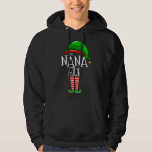 Moletom A Família Nana Elf Correspondendo Ao Presente De N