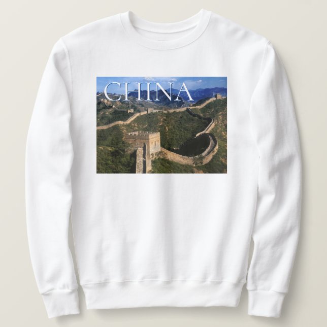 Moletom A Grande Muralha | Jinshanling, China (Frente do Design)