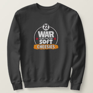 Moletom A guerra não é o momento para o Unisex de Cheesies