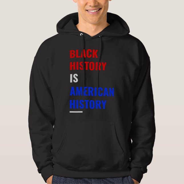 Moletom A História Negra É a História Americana (Frente)