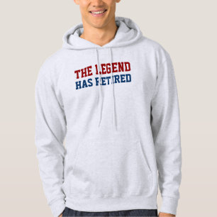 Moletom A legenda aposentou-se dizer