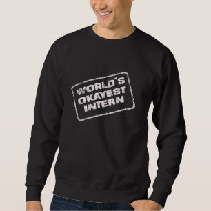 Moletom A mais estranha estagiária do mundo é sarcástica