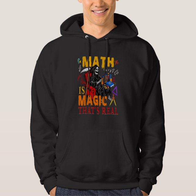 Moletom A Matemática é Magia que é Real O Esqueleto da Mor (Frente)