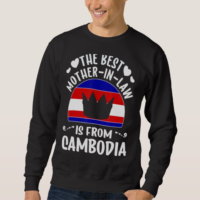 Moletom A Melhor Mãe Na Lei É A Cambojana Mothe (Frente)