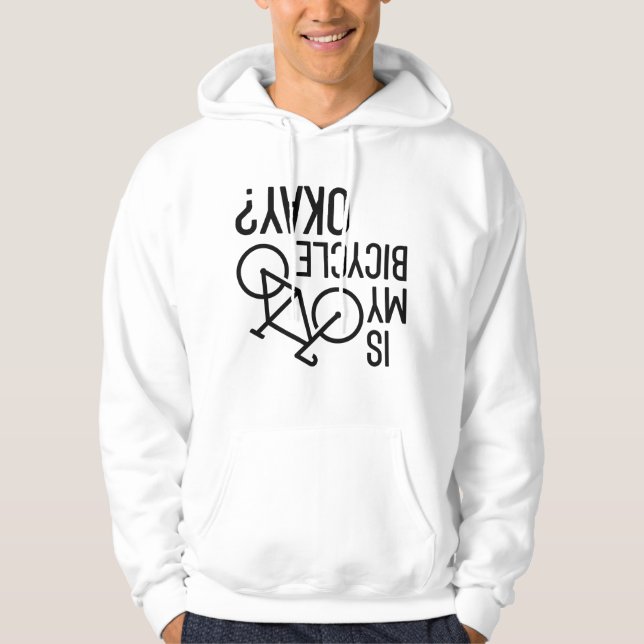 Moletom A Minha Bicicleta Está Bem (Frente)