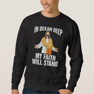 Moletom A Minha Fé Vai Ser A Bíblia Cristã Verse Religiou