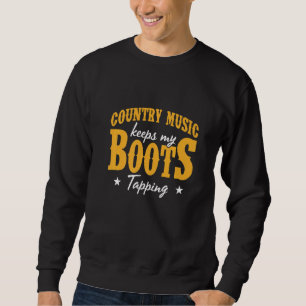 Moletom A Música country mantém minha dança de linha de to