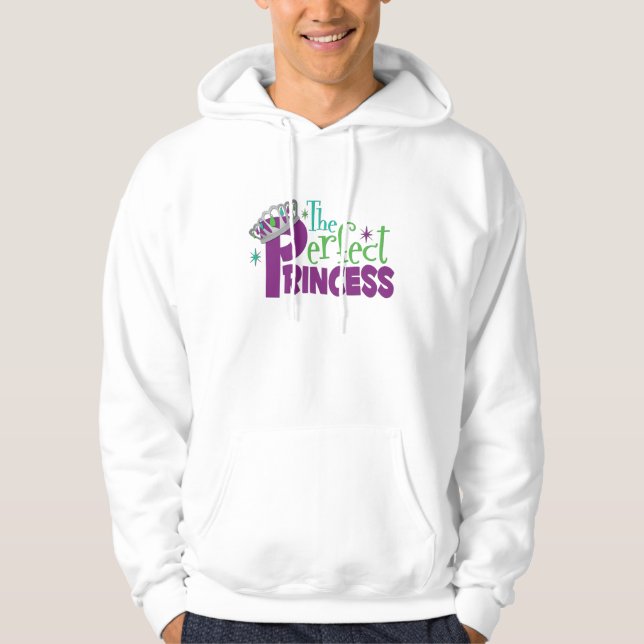 Moletom a princesa perfeita Hoodie (Frente)