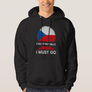 Moletom A República Checa Chama-Me Que Tenho De Ir Bandeir