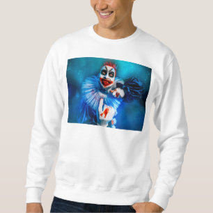 Moletom A roupa de palhaço de SlipperyJoe é um Feliz Hallo