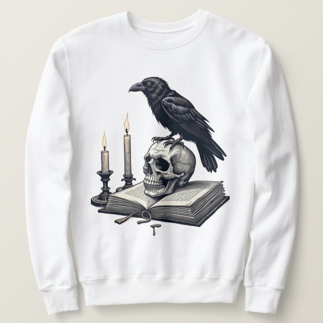 Moletom A Sociedade Literária Ravenwood (Frente do Design)