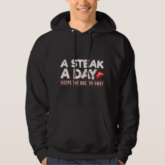 Moletom A Steak A Day Carnivore Diet Anti-Vegan Anti-Veget