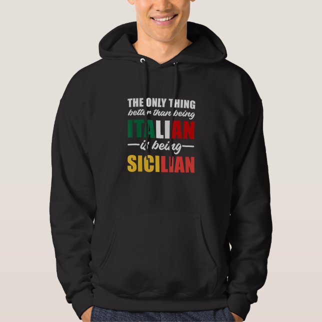 Moletom A Única Coisa Melhor Do Que Ser Italiano É Ser (Frente)