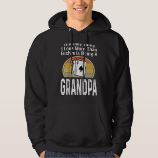 Moletom A Única Coisa Que Eu Amo Mais Do Que Euchre É Ser 