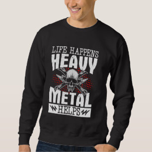 Moletom A Vida Acontece Heavy Metal Ajuda