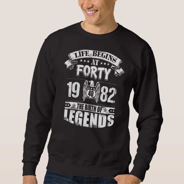 Moletom A Vida Começa Em 41.1982 O Nascimento De Lendas (Frente)
