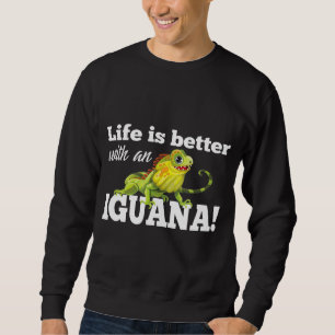 Moletom A Vida Do Dragão É Melhor Com Uma Iguana