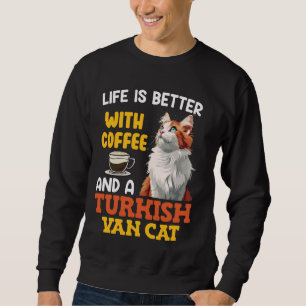 Moletom A VIDA DO Pai DE Gato É MELHOR COM CAFÉ E AV TURCO