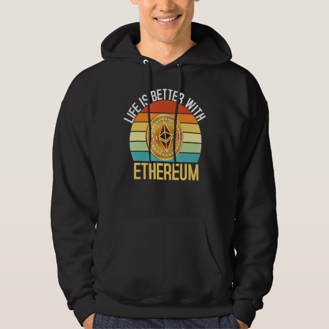 Moletom A Vida É Melhor Com A Cripto De Eetum (Frente)