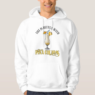 Moletom A Vida é Melhor Com Pina Coladas