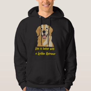 Moletom A Vida é Melhor Com um Golden Retriever - Amante d