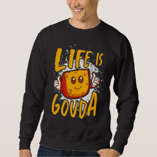 Moletom A vida é queijo Gouda Cheesy