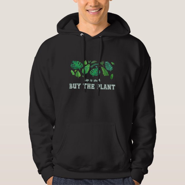 Moletom A Vida É Um Comprar Curto Que As Plantas Vegetais  (Frente)