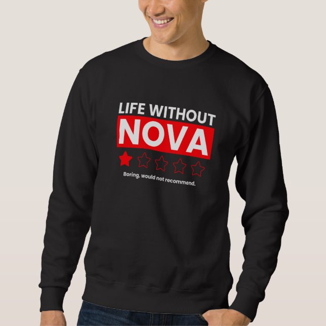 Moletom A Vida Sem Nova Boring Não Recomendaria A Revi (Frente)