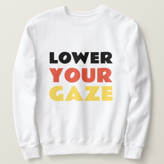 Moletom Abaixe seu panorama (Frente do Design)