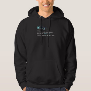 Moletom Abby Funny Definition Noun Outro Termo