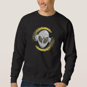 Moletom Abdução de Ovni Cabeça Alien Objeto Voador Não Ide