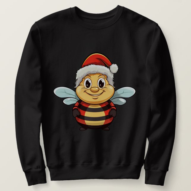 Moletom abelha de Natal (Frente do Design)