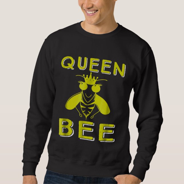 Moletom Abelhas De Rainha Bonita Para Abelhas (Frente)