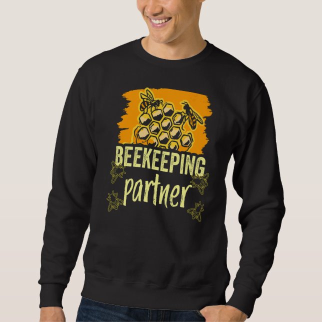 Moletom Abelhas Sócio Dizem Hobby Beekeeper (Frente)
