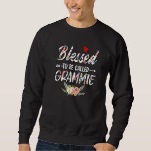 Moletom Abençoado seja chamado Grammie Funny Grammie Mãe