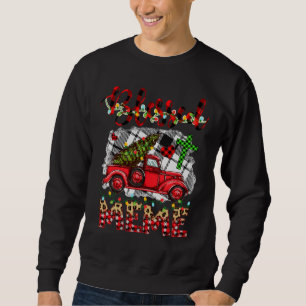 Moletom Abençoado Seja Chamado Mima Christmas Red Truck