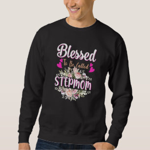 Moletom Abençoado Seja Chamado Stepmama Floral Womens Step