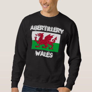 Moletom Abertillery, Wales com bandeira de Galês